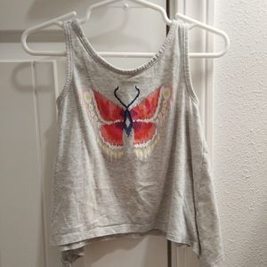 💜Toddler girl tunic butterfly tank size 2T